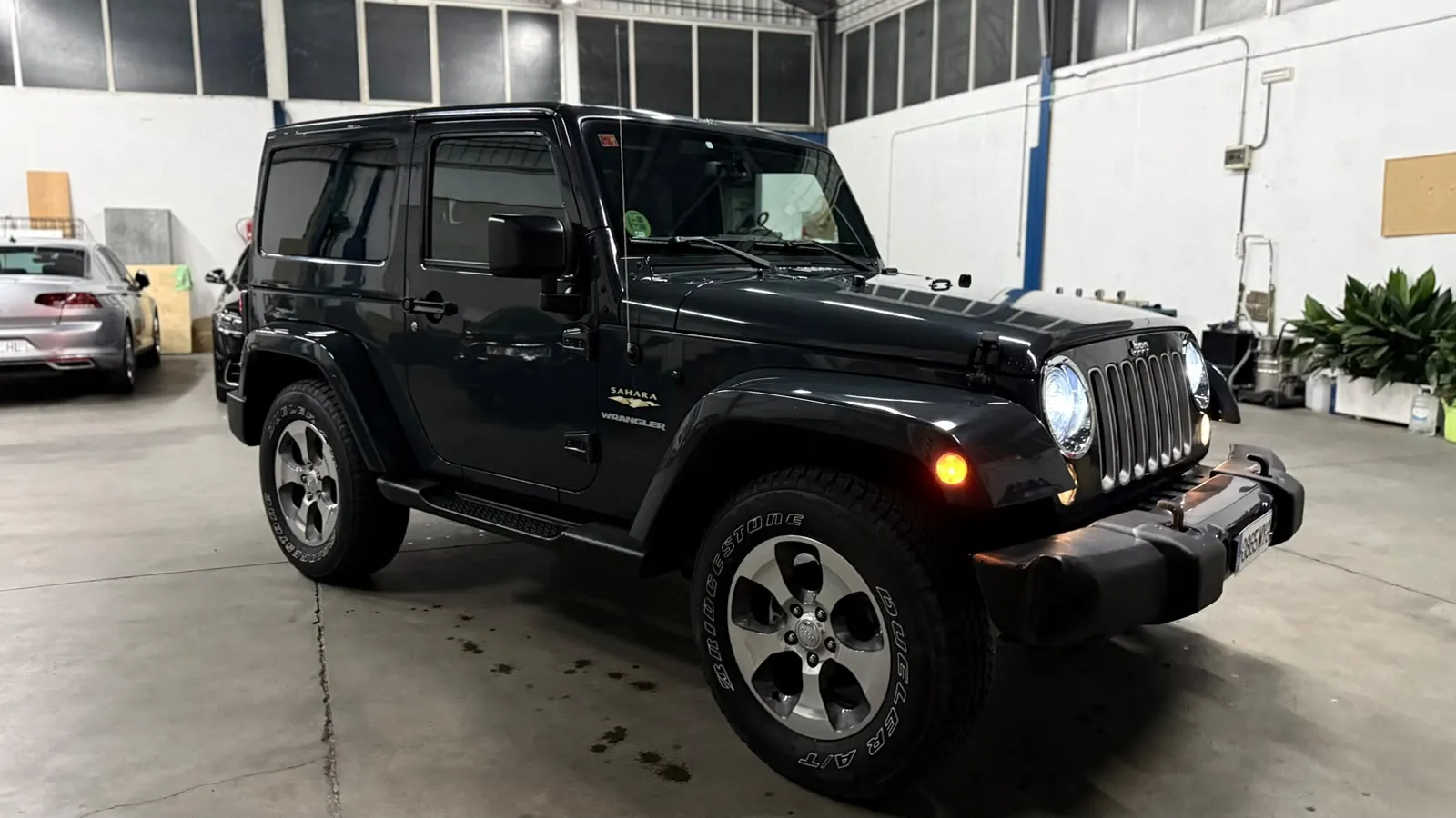 Jeep next to Passenger